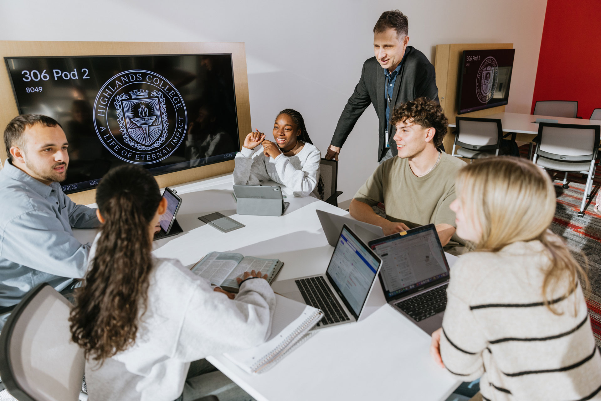 undergraduate students in classroom