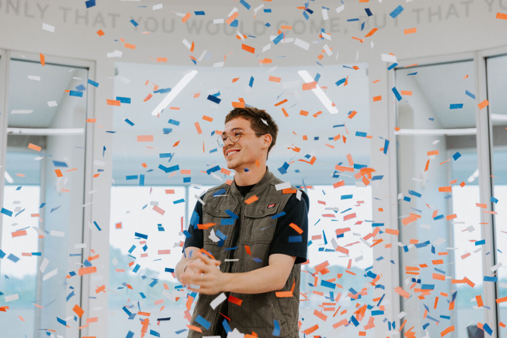 Logan Teague is a 2024 graduate planted at The Bridge Church in Iowa. Logan is now the Worship Leader at their Oskaloosa campus and is thriving serving the local church.